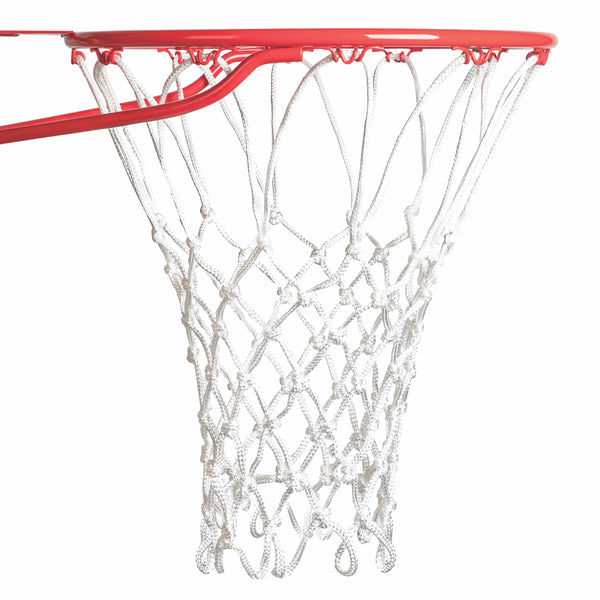 Champion Sports 411 Non-Whip Basketball Net, 7 mm, White