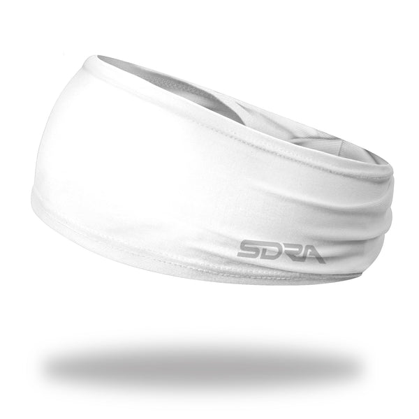 Suddora Tapered Headband, 3.5 in Wide, White