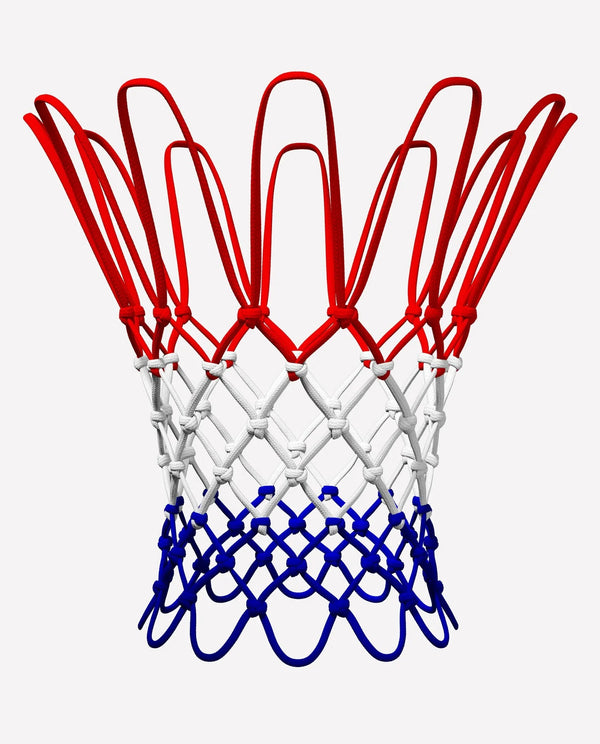 Spalding Heavy Duty Basketball Net, Red/White/Blue