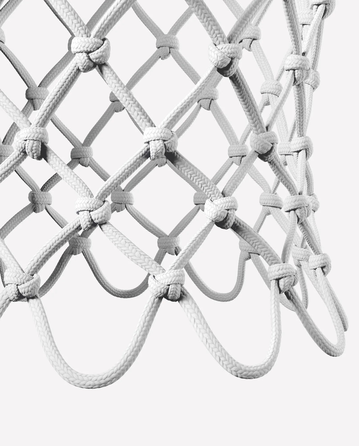 Spalding Heavy Duty Basketball Net, White - view 5