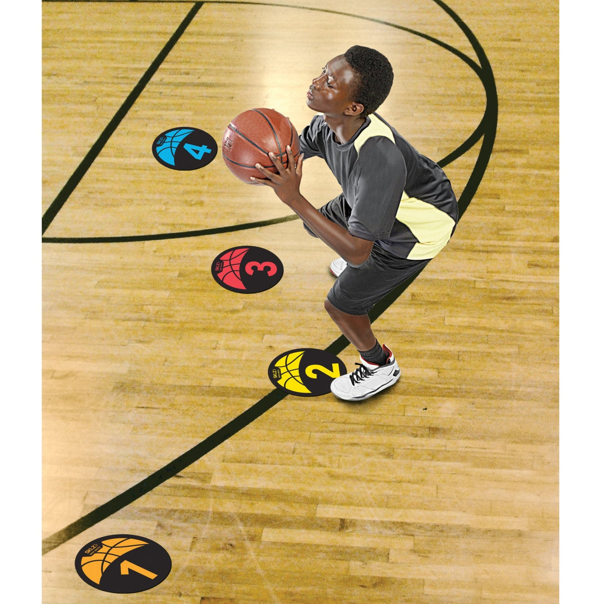SKLZ Shot Spotz Basketball Court Markers - view 2